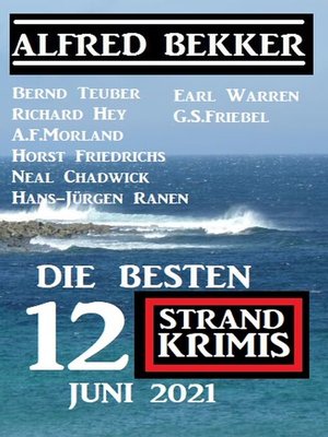 cover image of Die besten 12 Strand Krimis Juni 2021